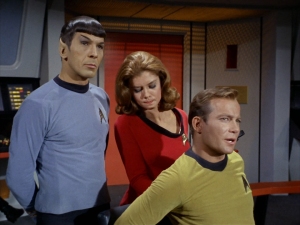 Star Trek Yeoman and Kirk